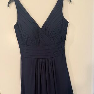 Elegant Navy Blue Women's Dress